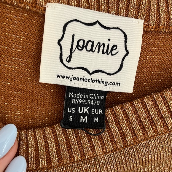 Joanie Golden Girl jumper size medium AS SEEN ON HOLLY WILLOUGHBY - Picture 3 of 5